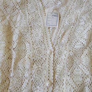 Elegant Cream Lace Blouse